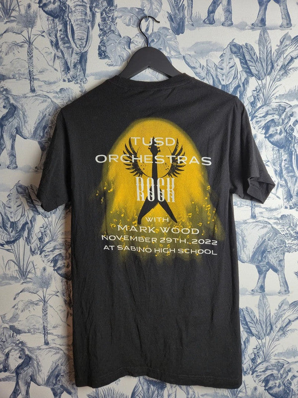 T-shirt Tultex Noir Mark Wood Breakout Tour 2022 Rock Musique Taille S