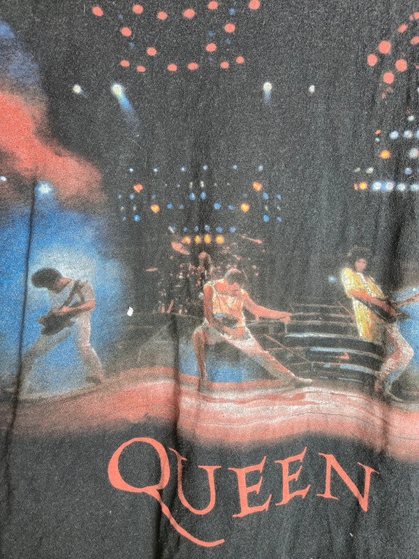 T-shirt Queen Musique Rock Concert Gris Anthracite Vintage Style Taille M
