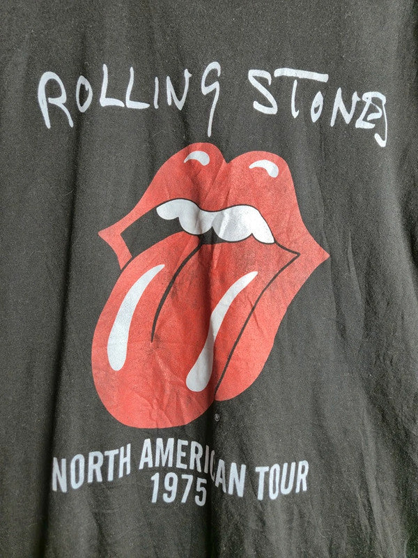 T-shirt Rolling Stones North American Tour 1975 Vintage M
