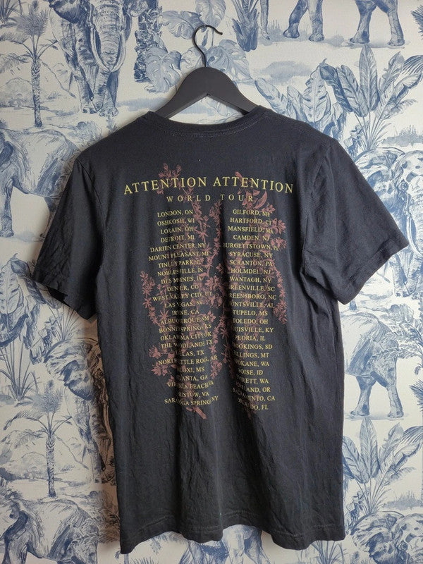 T-shirt Shinedown World Tour Attention Attention Noir M Bella Canvas