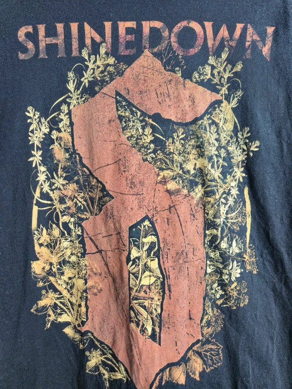 T-shirt Shinedown World Tour Attention Attention Noir M Bella Canvas