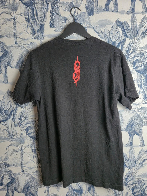 T-shirt Slipknot noir graphique style métal vintage Tultex taille M