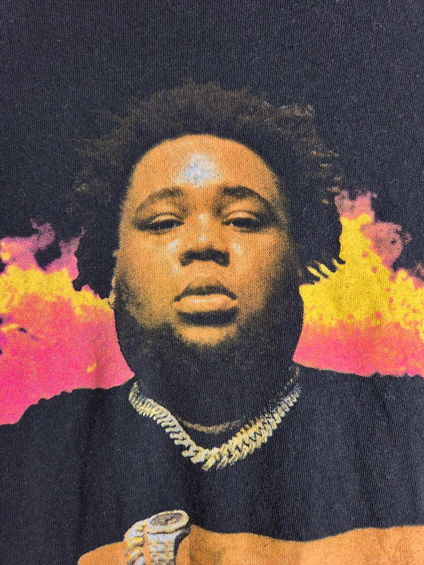 T-shirt Rod Wave Beautiful Mind Tour Merch Officiel Rap Noir Taille L Rare