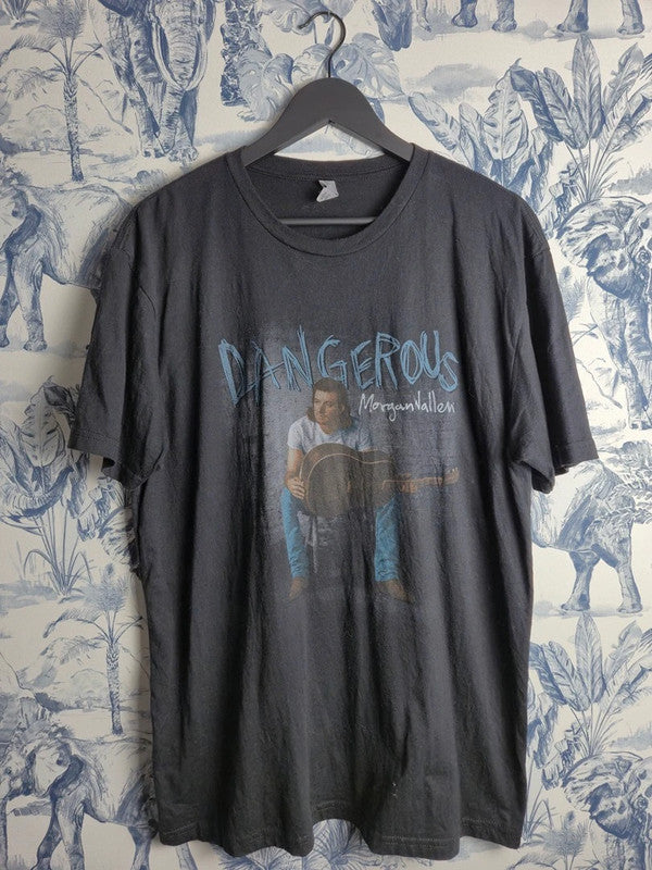 T-shirt Morgan Wallen The Dangerous Tour Gris Anthracite Xl