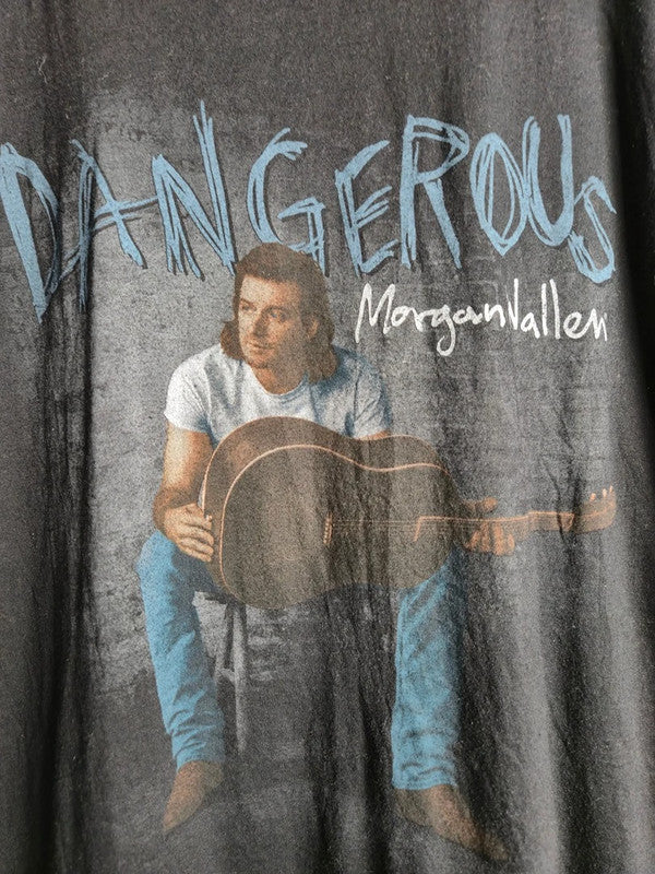 T-shirt Morgan Wallen The Dangerous Tour Gris Anthracite Xl