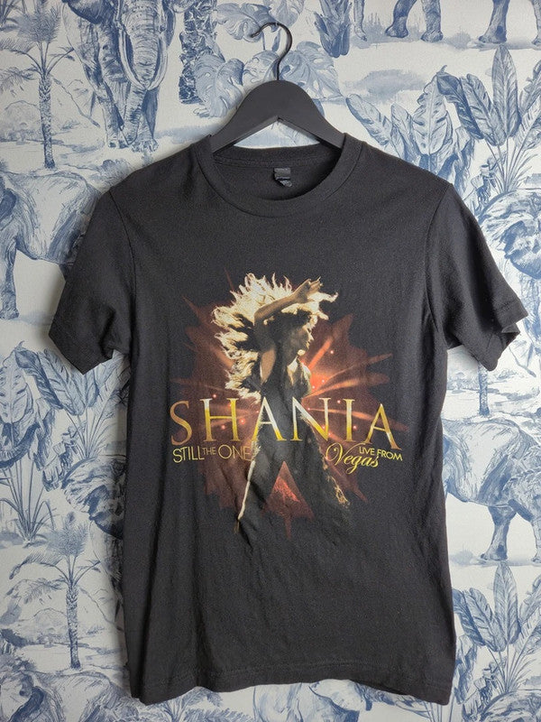 T-shirt Shania Twain Still The One Live From Vegas S Gris