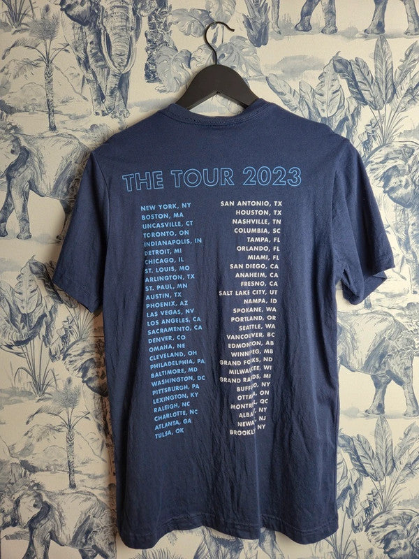 T-shirt Jonas Brothers The Tour 2023 Bleu Marine Taille M Merch Officiel