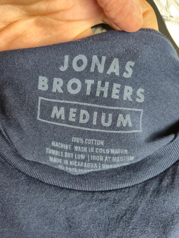 T-shirt Jonas Brothers The Tour 2023 Bleu Marine Taille M Merch Officiel