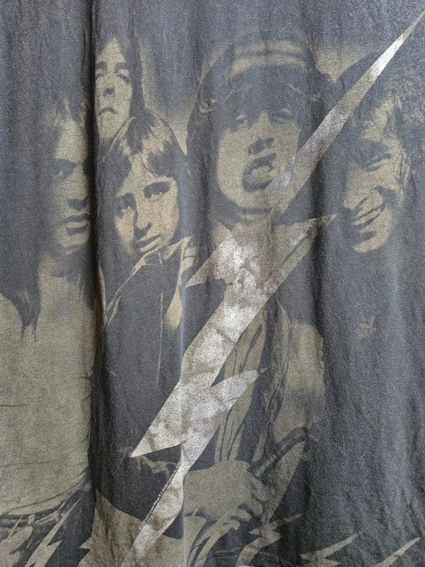 T-shirt Ac/dc Highway To Hell Noir Xl Style Vintage Rock Coton