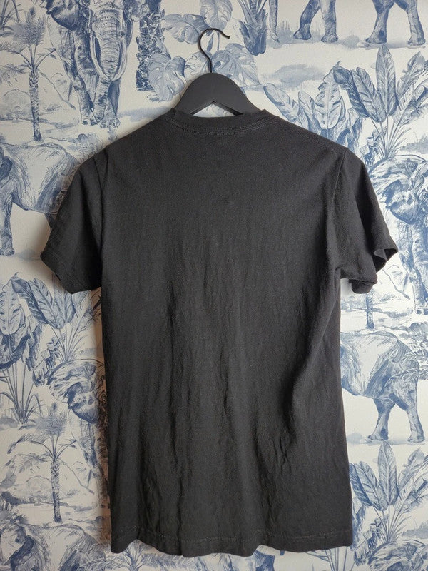 T-shirt Pink Floyd World Tour 1968 Vintage Noir Rock Coton S
