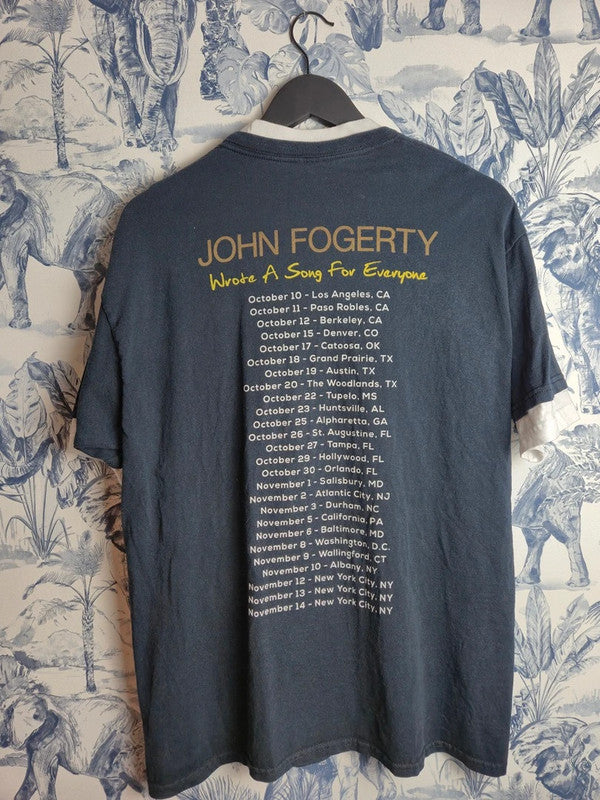 T-shirt John Fogerty Tournée Wrote A Song For Everyone Vintage noir Xl