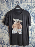 T-shirt Star Wars The Mandalorian Grogu Gris Anthracite Taille L