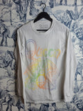 T-shirt manches longues blanc Queen Official Merch Xs logo arc-en-ciel