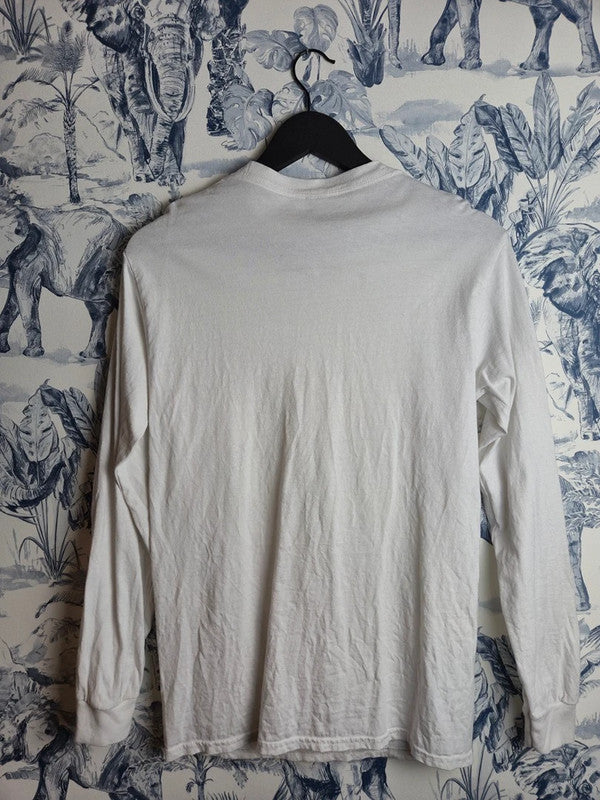T-shirt manches longues blanc Queen Official Merch Xs logo arc-en-ciel