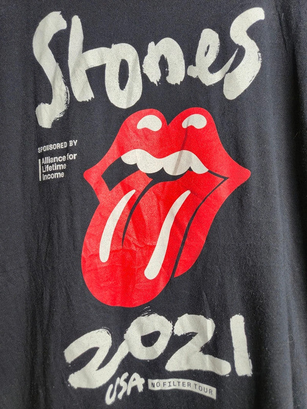 T-shirt Rolling Stones 2021 No Filter Tour Noir Taille L