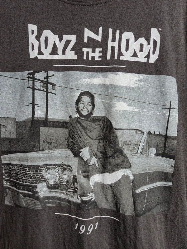 T-shirt Mad Engine Boyz n the Hood Gris Xxl - Style Vintage Streetwear Ice Cube