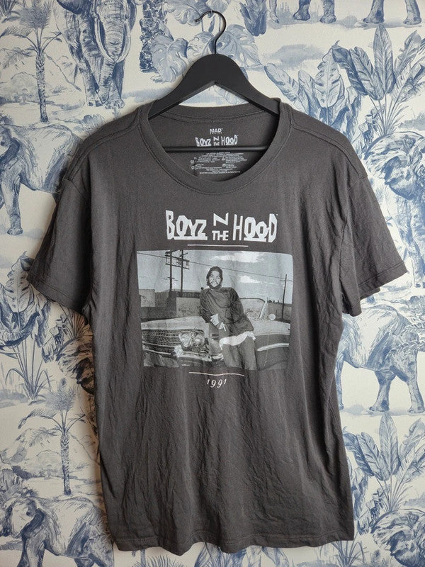 T-shirt Mad Engine Boyz n the Hood Gris Xxl - Style Vintage Streetwear Ice Cube