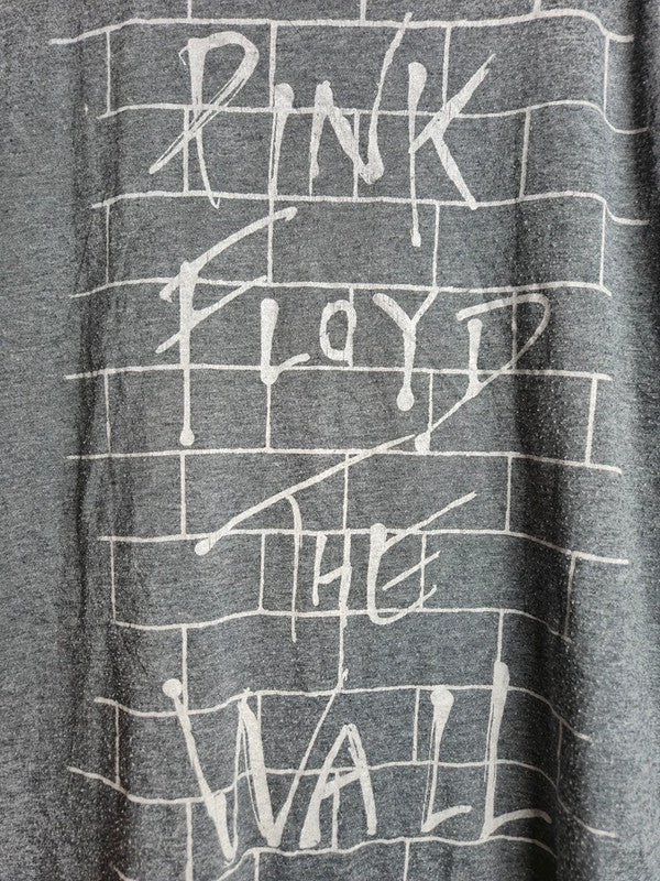 T-shirt Pink Floyd The Wall Rock Band Merch Gris Chiné Taille M Mixte