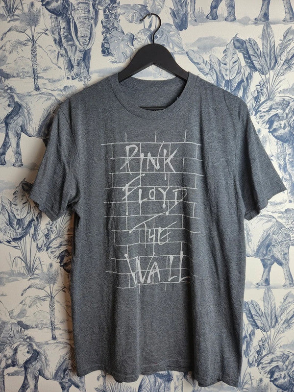 T-shirt Pink Floyd The Wall Rock Band Merch Gris Chiné Taille M Mixte