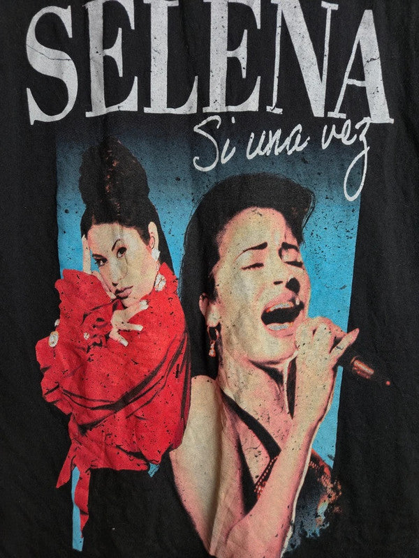 T-shirt Selena Quintanilla Bravado Vintage Noir Taille S