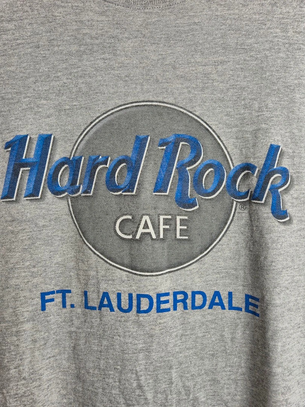 T-shirt Hard Rock Cafe Ft. Lauderdale Gris Vintage Xl