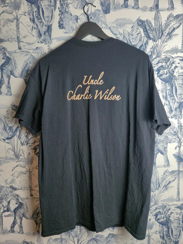 T-shirt noir Gildan Charlie Wilson R&b Merch vintage style Xl