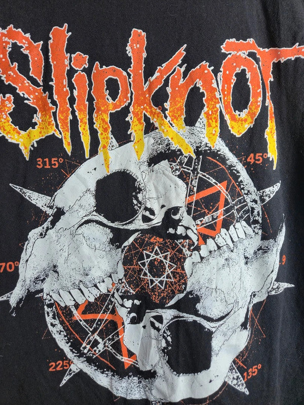 T-shirt Slipknot noir imprimé rock metal merch tournee concert taille S