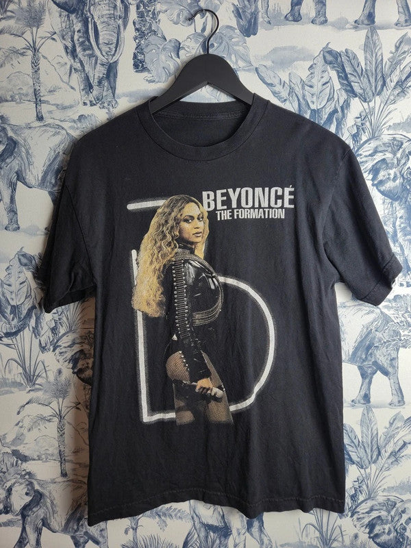 T-shirt Beyoncé Formation World Tour 2016 Noir Vintage Taille M
