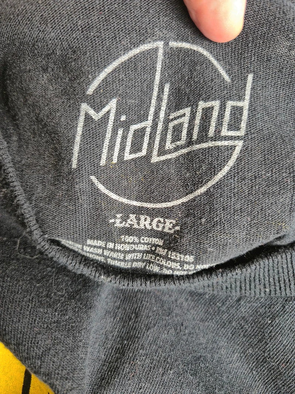 T-shirt Midland The Last Resort Tour Vintage Noir Taille L