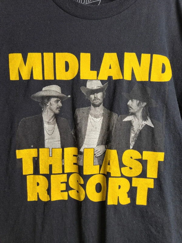T-shirt Midland The Last Resort Tour Vintage Noir Taille L