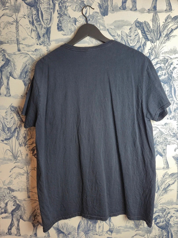 T-shirt Ac/dc Back in Black Rock Vintage Coton Noir Taille L