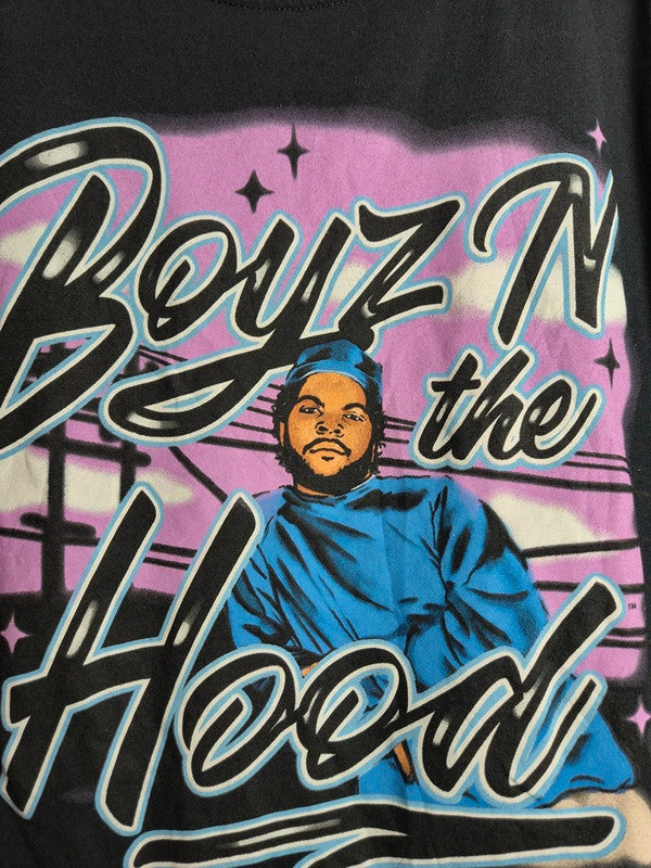 T-shirt Fruit of the Loom Boyz N the Hood Ice Cube noir vintage Xl