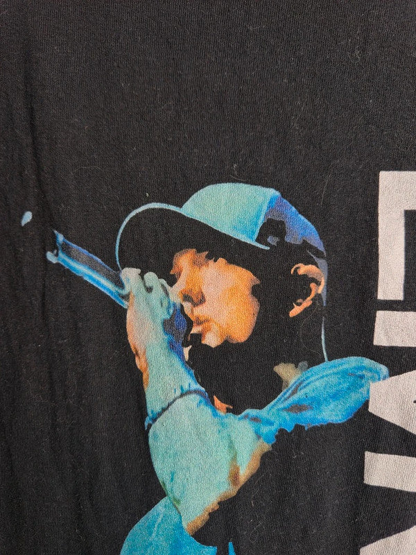 T-shirt Eminem noir imprimé rap hip-hop vintage style urbain taille M