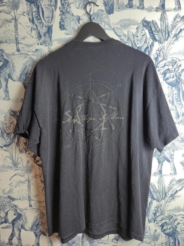 T-shirt Slipknot Vintage All Hope Is Gone Noir Metal Style Xl