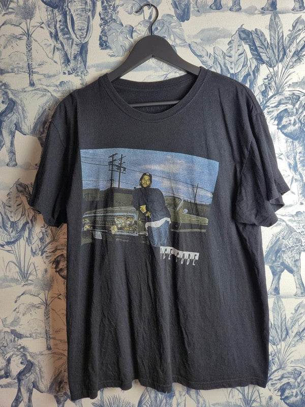 T-shirt Ice Cube streetwear vintage noir taille L style hip-hop rap