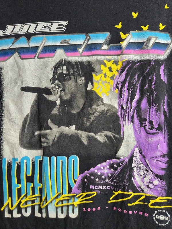 T-shirt Juice Wrld Legends Never Die Noir Rap Vintage Taille M