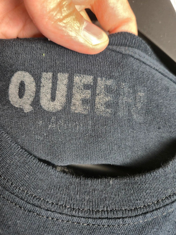 T-shirt Queen + Adam Lambert Tournée Officielle Vintage Noir Taille L