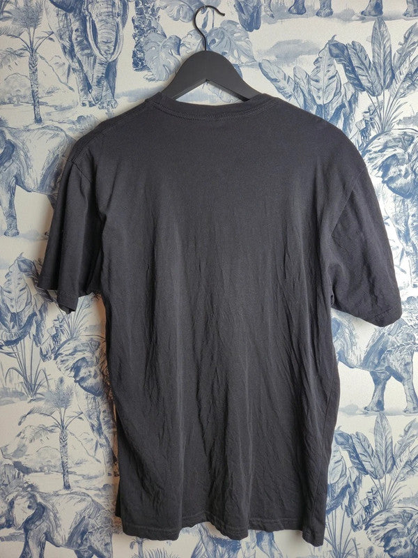 T-shirt Rolling Stones North American Tour 1975 Noir Taille M Rock Vintage