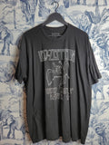 T-shirt Led Zeppelin Rock Vintage Noir Xxl Usa 1977 Coupe Large