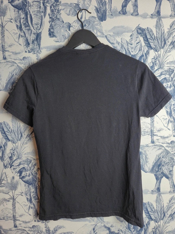 T-shirt noir The Simpsons Duff Beer Moe's vintage coton taille S