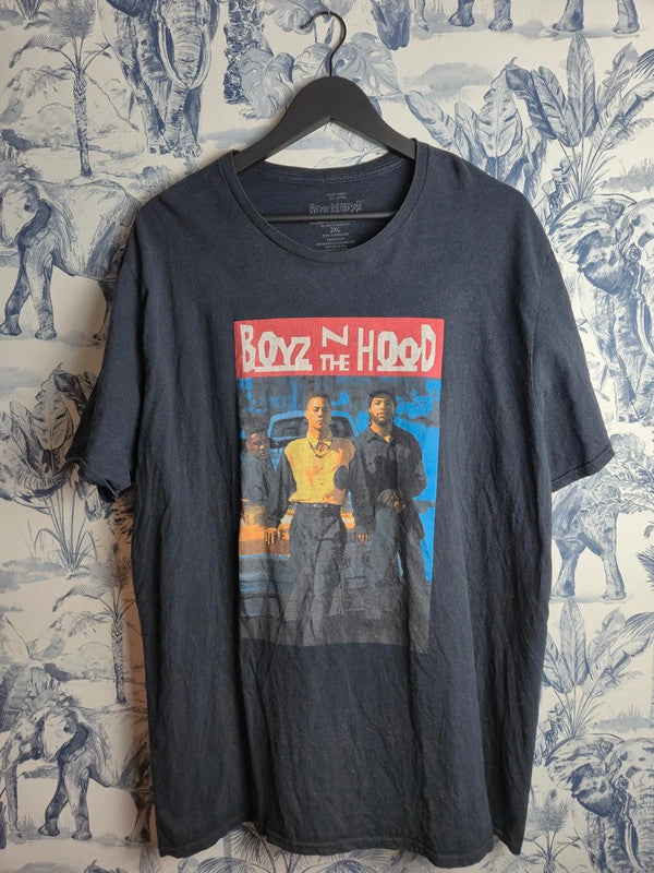 T-shirt Boyz n the Hood Vintage Gris Anthracite Imprimé 2xl