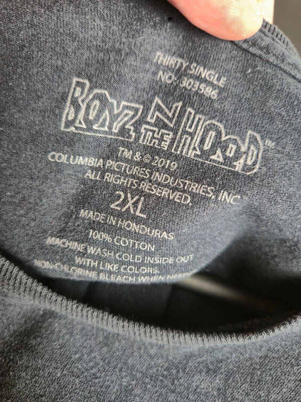 T-shirt Boyz n the Hood Vintage Gris Anthracite Imprimé 2xl