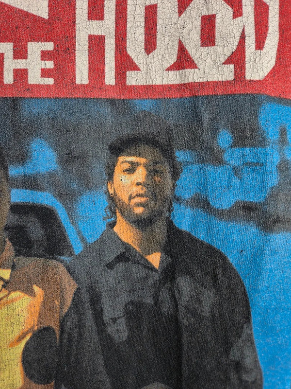 T-shirt Boyz n the Hood Vintage Gris Anthracite Imprimé 2xl