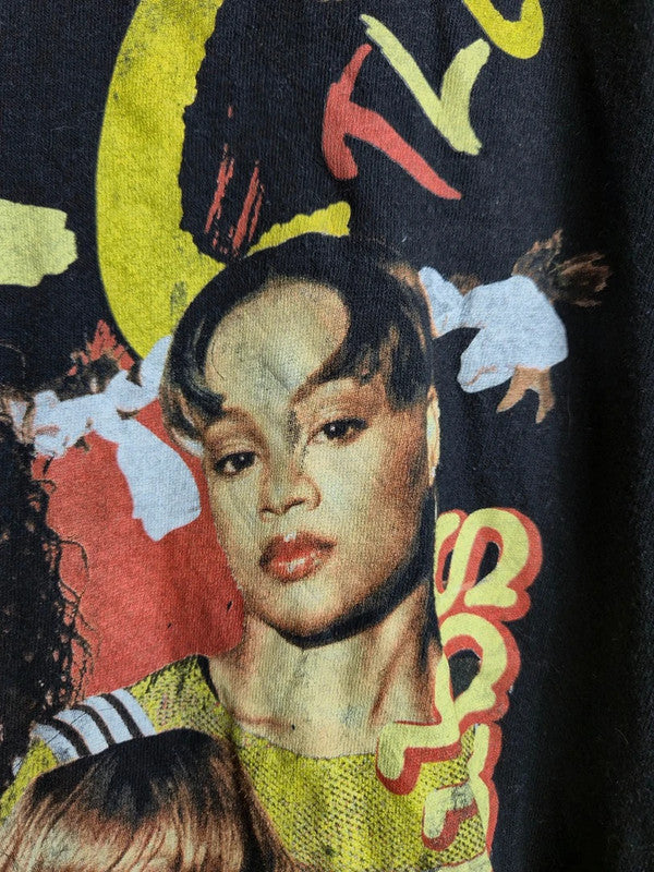 T-shirt Tlc No Scrubs Noir Style Vintage Streetwear Musique Taille Xxl