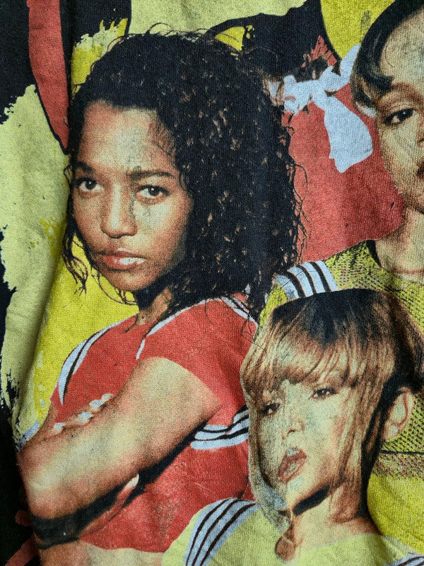 T-shirt Tlc No Scrubs Noir Style Vintage Streetwear Musique Taille Xxl