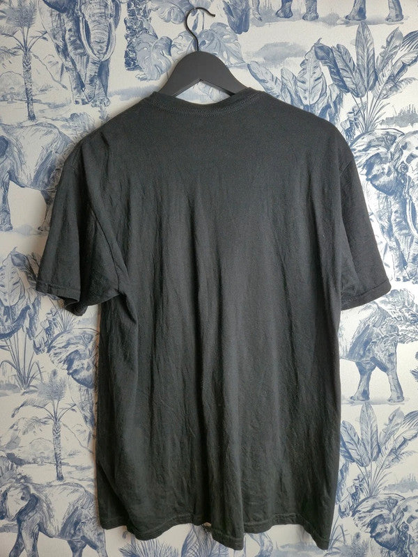 T-shirt Rolling Stones Tour 1975 Vintage Noir Taille L