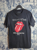 T-shirt Rolling Stones North American Tour 1975 Noir Rock Taille M