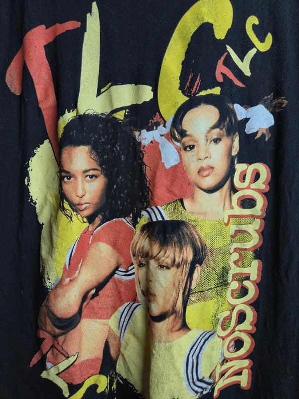T-shirt Tlc No Scrubs Vintage Style Noir Taille M Mixte