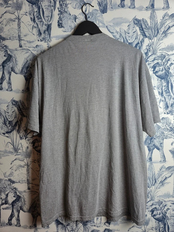 T-shirt Vintage Russell Athletic Naval Academy Gris Us College Taille L