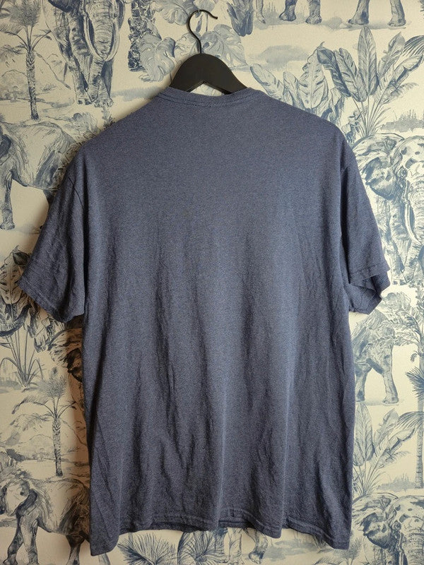 T-shirt Delta Barbados West Indies Gris Taille L Style Vintage